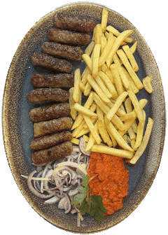 ČEVAPI s prilogom