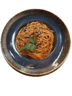 špagete amatriciana